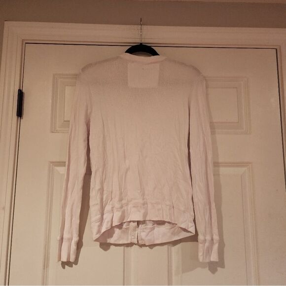 Onque Casuals white button up cardigan S - Picture 4 of 4